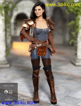 3D打印模型dForce Shadow Guard Outfit Textures的图片