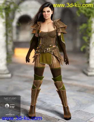 3D打印模型dForce Shadow Guard Outfit Textures的图片