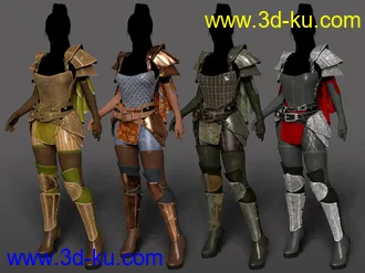 3D打印模型dForce Shadow Guard Outfit Textures的图片