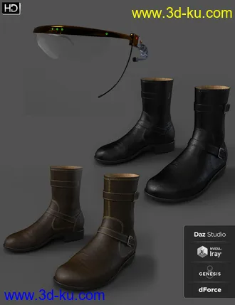 3D打印模型dForce Space Tech Utility Jumpsuit for Genesis 8 Female(s)的图片