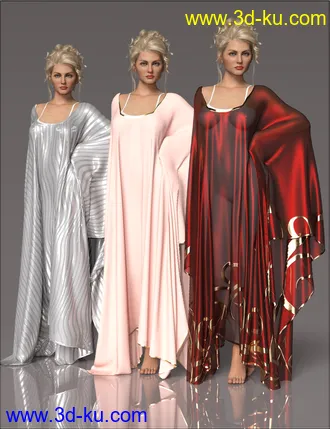 3D打印模型dForce VYK Romantic Boho for Genesis 3, 8, and 8.1的图片