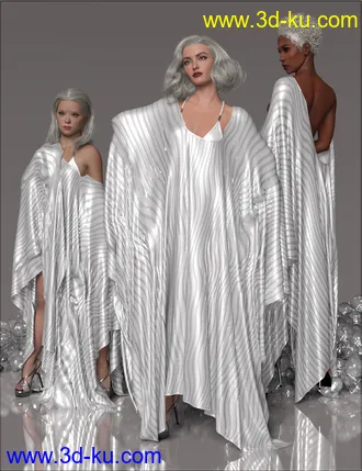 3D打印模型dForce VYK Romantic Boho for Genesis 3, 8, and 8.1的图片