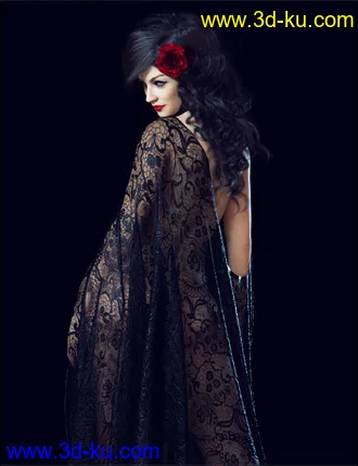 3D打印模型dForce VYK Romantic Boho for Genesis 3, 8, and 8.1的图片