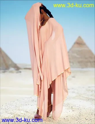 3D打印模型dForce VYK Romantic Boho for Genesis 3, 8, and 8.1的图片