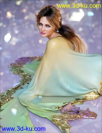 3D打印模型dForce VYK Romantic Boho for Genesis 3, 8, and 8.1的图片