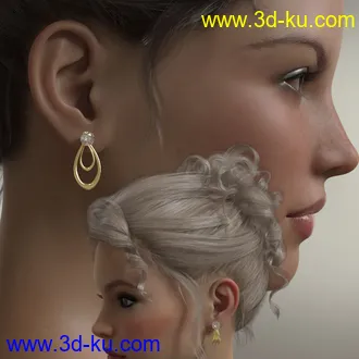 3D打印模型Diamond Studs N Jackets for Genesis 8 Female的图片