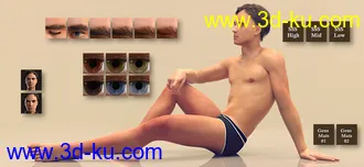 3D打印模型Dion for Genesis 8 Male的图片