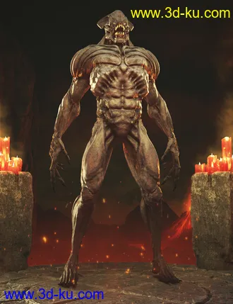 3D打印模型Doom Demon HD for Genesis 8 Male的图片