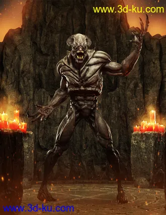 3D打印模型Doom Demon HD for Genesis 8 Male的图片