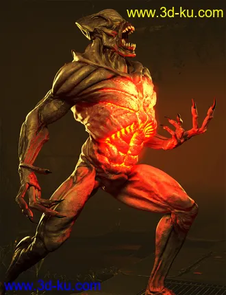 3D打印模型Doom Demon HD for Genesis 8 Male的图片