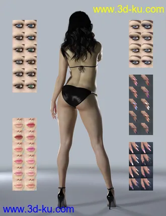 3D打印模型DT- Myraluna for Genesis 8 Female的图片