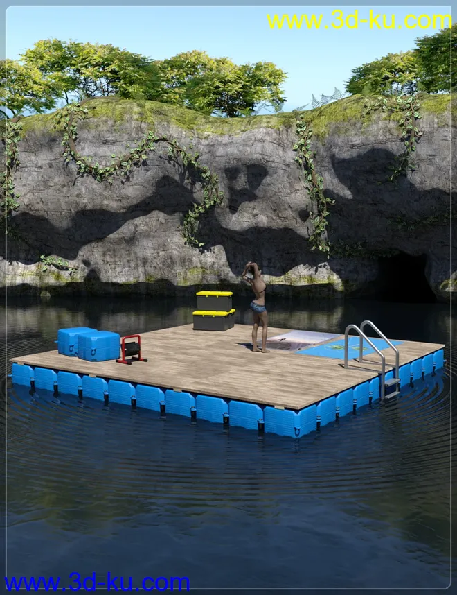 Easy Environments Raft & Lagoon模型的图片1