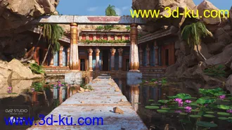 3D打印模型Egyptian Elements Materials Pack的图片