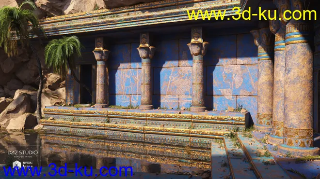 Egyptian Elements Materials Pack模型的图片6