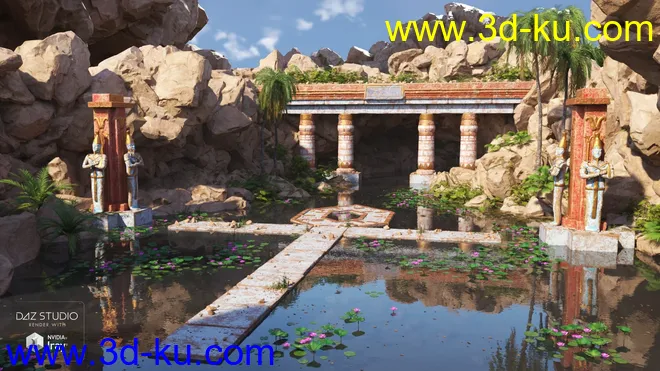 Egyptian Elements Materials Pack模型的图片7