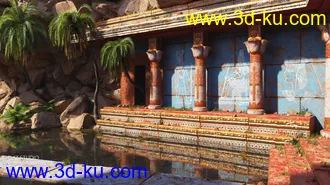 3D打印模型Egyptian Elements Materials Pack的图片