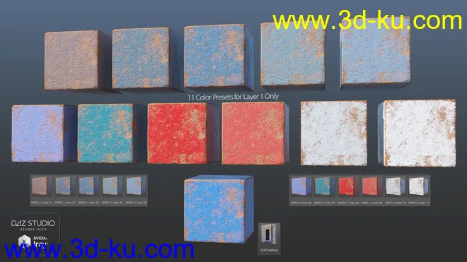 Egyptian Elements Materials Pack模型的图片10