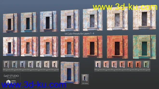 Egyptian Elements Materials Pack模型的图片11