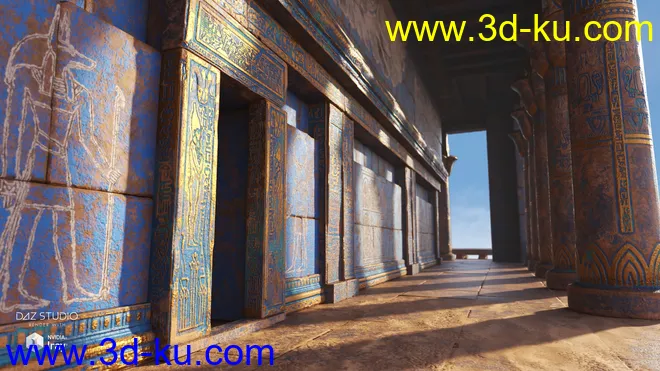 Egyptian Elements Materials Pack模型的图片12