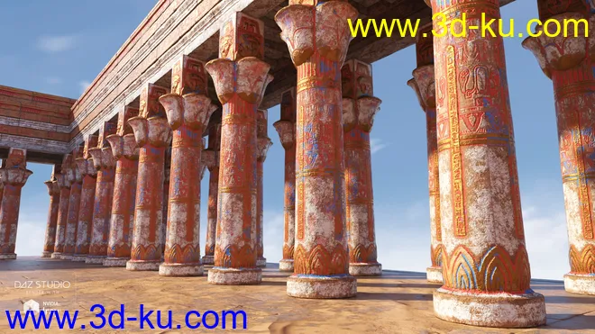 Egyptian Elements Materials Pack模型的图片19