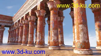 3D打印模型Egyptian Elements Materials Pack的图片