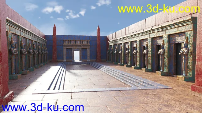 Egyptian Elements Materials Pack模型的图片20