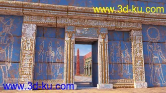 3D打印模型Egyptian Elements Materials Pack的图片