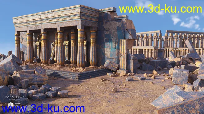 Egyptian Elements Materials Pack模型的图片24