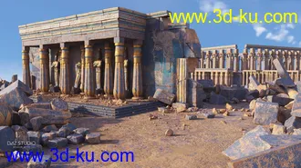 3D打印模型Egyptian Elements Materials Pack的图片