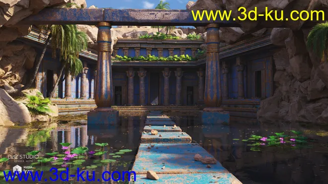 Egyptian Elements Materials Pack模型的图片25