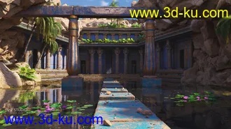 3D打印模型Egyptian Elements Materials Pack的图片