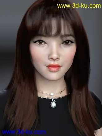 3D打印模型Eunji For Genesis 8 Female的图片