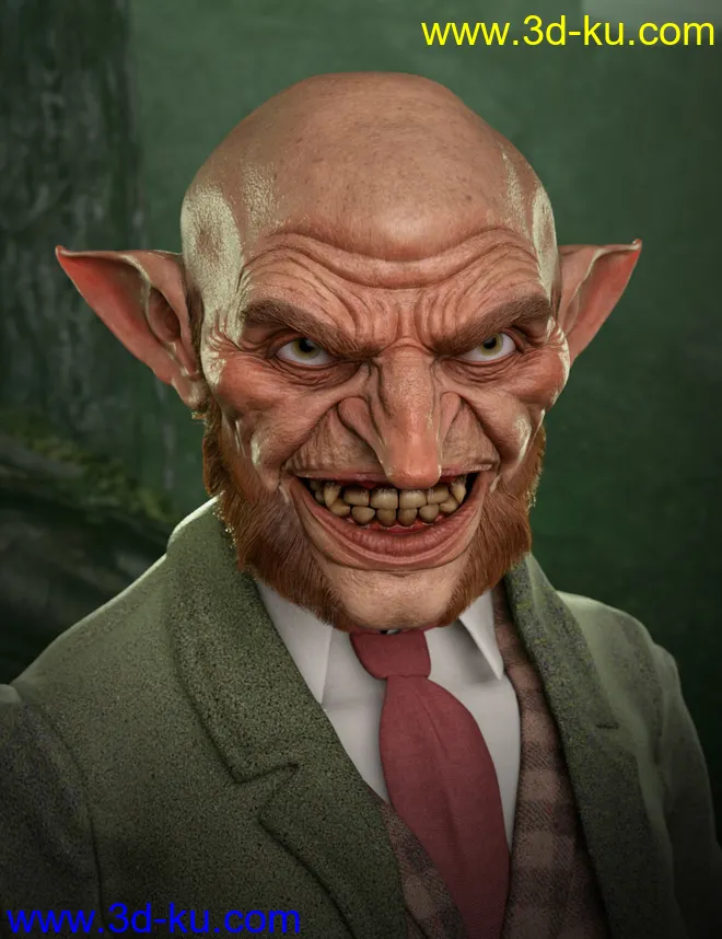 Evil Leprechaun HD for Genesis 8.1 Male模型的图片1