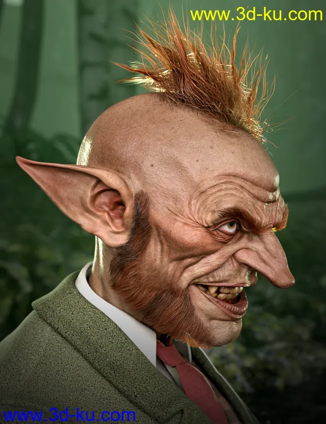 Evil Leprechaun HD for Genesis 8.1 Male模型的图片5