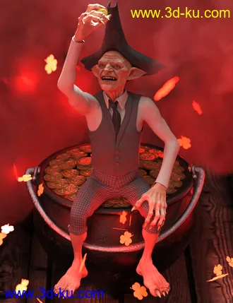 3D打印模型Evil Leprechaun Poses的图片