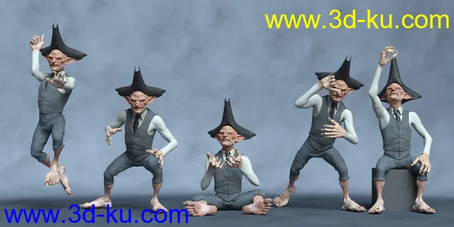 Evil Leprechaun Poses模型的图片4