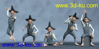 3D打印模型Evil Leprechaun Poses的图片