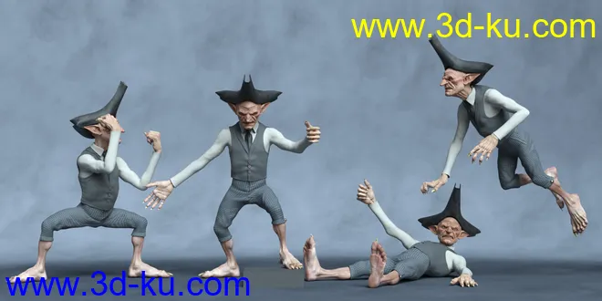 Evil Leprechaun Poses模型的图片5