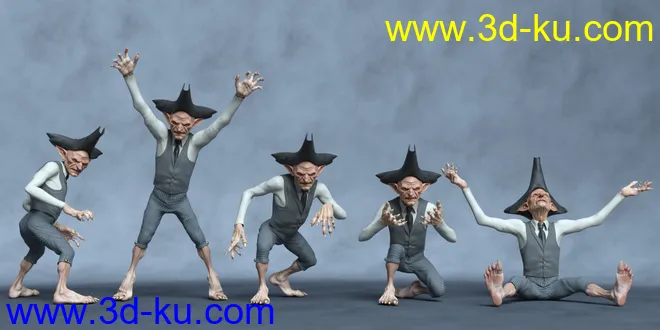 Evil Leprechaun Poses模型的图片6