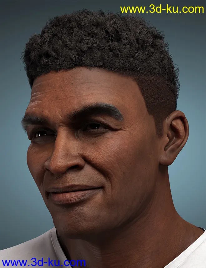 Fade Hair for Genesis 8.1 Males模型的图片2