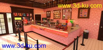 3D打印模型FG Confectionery Shop的图片