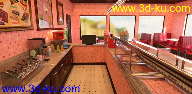 FG Confectionery Shop模型的图片3