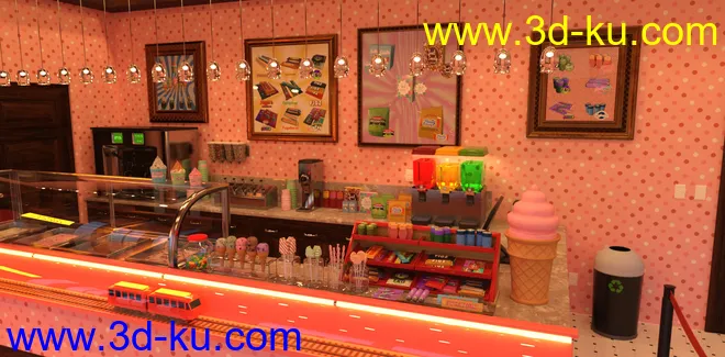 FG Confectionery Shop模型的图片5