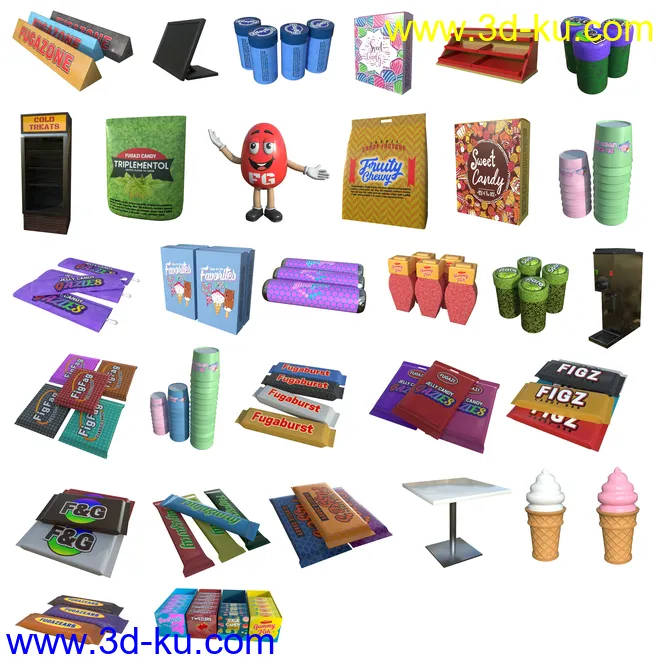 FG Confectionery Shop模型的图片7
