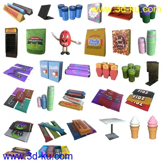 3D打印模型FG Confectionery Shop的图片