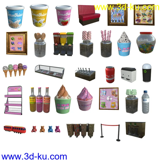 FG Confectionery Shop模型的图片8