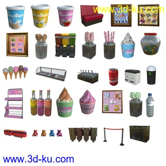 3D打印模型FG Confectionery Shop的图片