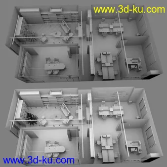 3D打印模型FG Industrial Rustic Office的图片