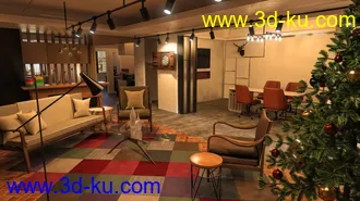 3D打印模型FG Industrial Rustic Office的图片