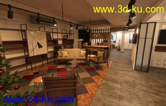 3D打印模型FG Industrial Rustic Office的图片